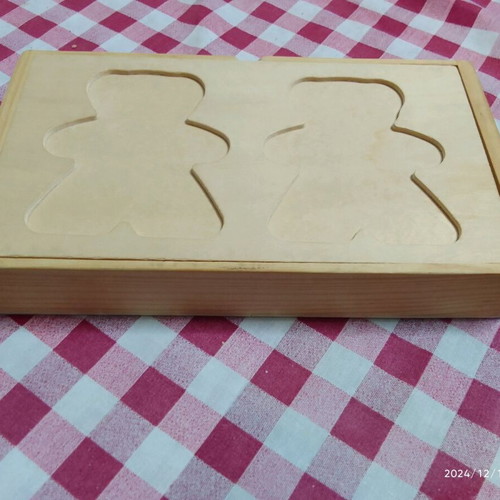 Wooden educational game "Match the Costumes" like new