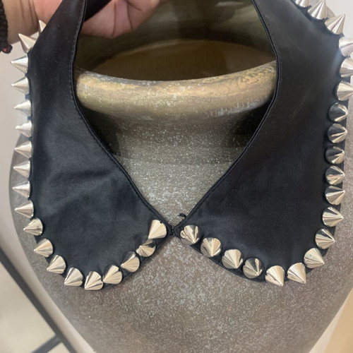 Collar black with spikes Intimissimi like new