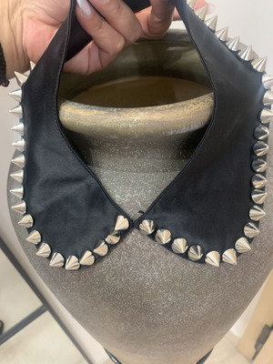 Collar black with spikes Intimissimi like new