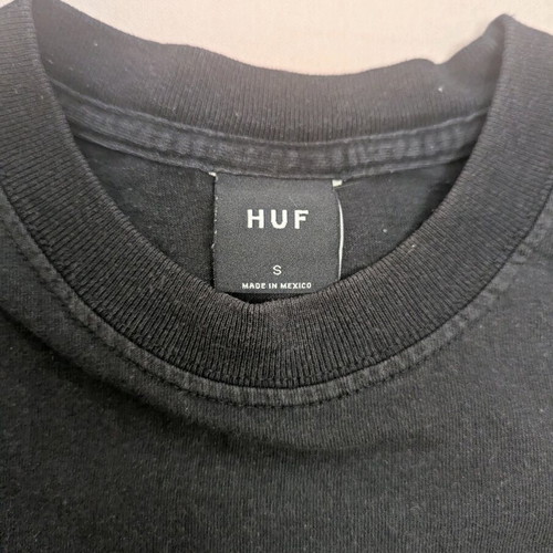 Huf t-shirt used, size S, black multicolor