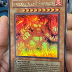 YU-GI-OH Χρυσή Κάρτα Infernal Flame Emperor μεταχειρισμένη