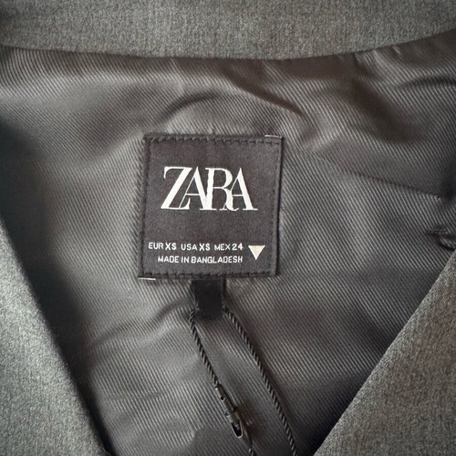 Zara gray vest new, size XS