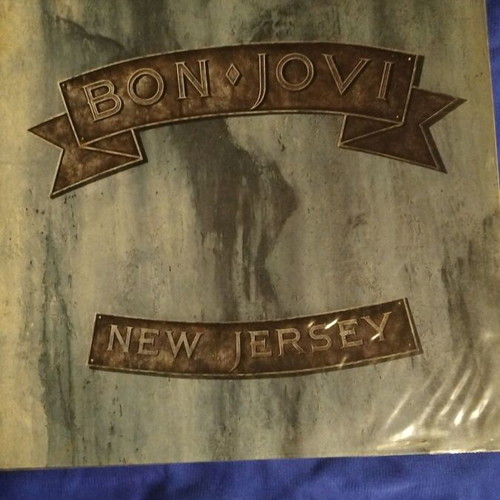 Bon Jovi New Jersey LP vinyl used, rock