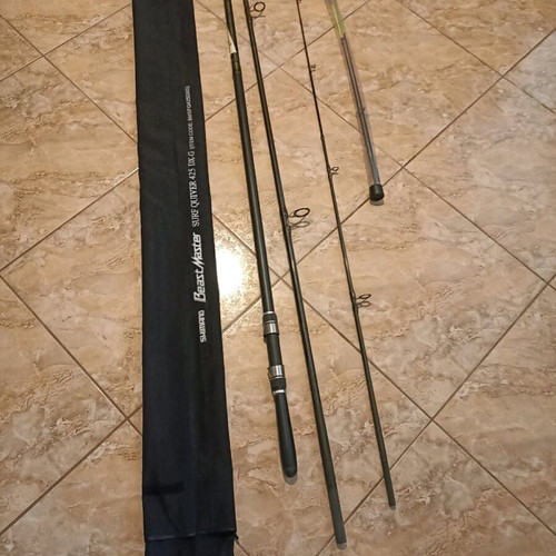 Fishing rod, light surf casting Shimano Beast Master Surf Quiver 425 DX-G