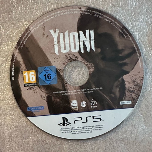 Yuoni game for PlayStation 5 used