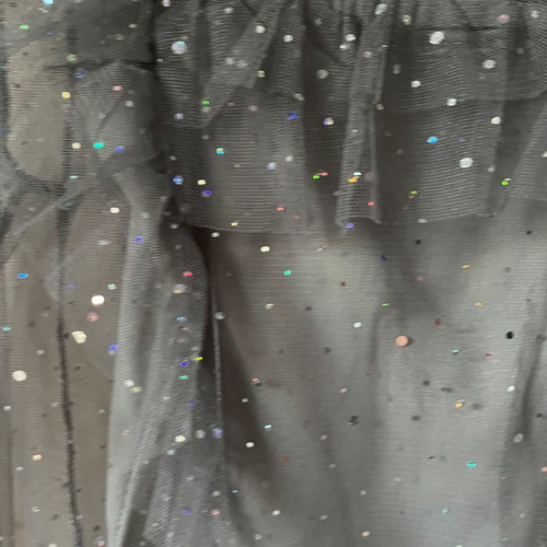 Serendipity blouse new, size S/M, gray silver with strap