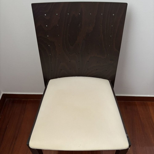 Dining set Bo Concept wenge wood table and six chairs like new