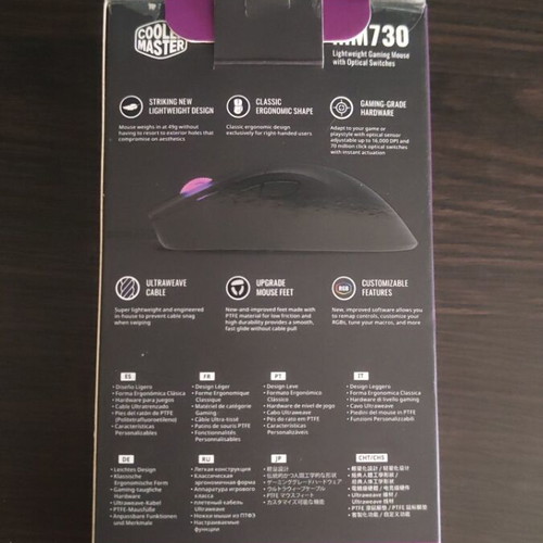 Cooler Master MM730 RGB gaming mouse like new