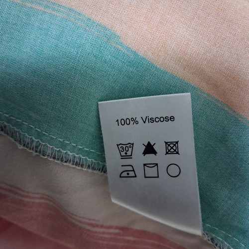 Karavan colorful viscose dress one size like new without belt