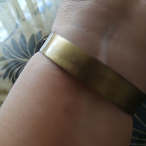 Copper handcuff bracelet 6.5 cm opening like new