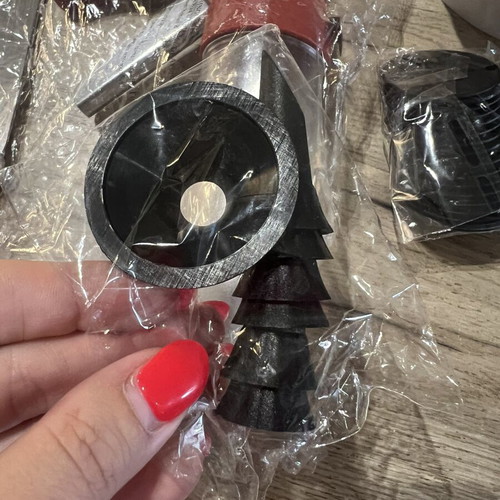 NAVA Misty cookie press with 16 cutters and 6 decorating nozzles, new