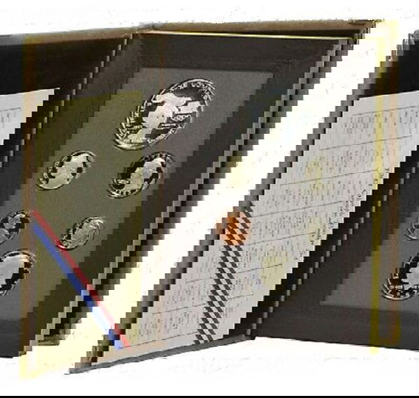 1983 Prestige Proof Set LA Olympics Commemorative