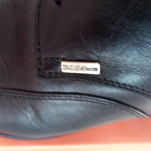 Hugo Boss men's shoes size 40 like new, black moccasins
