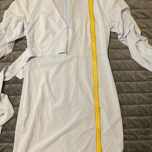 Women's shirt like new with sleeve design turquoise