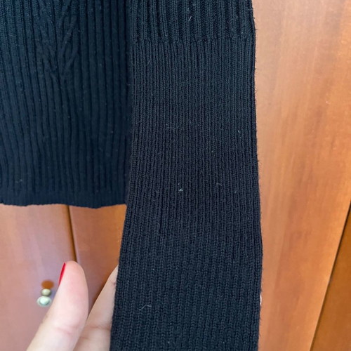 Naf Naf women's turtleneck sweater used, black, size M