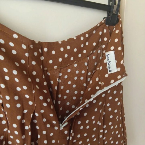 Anne Klein Mini Skirt like new, size M/38, beige and brown