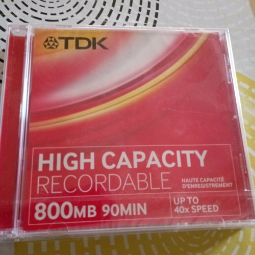 TDK CD-R new, pack of 2, 800MB/90min