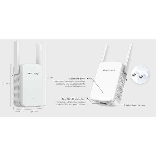 WiFi Extender Dual Band Mercusys ME30 1200Mbps new