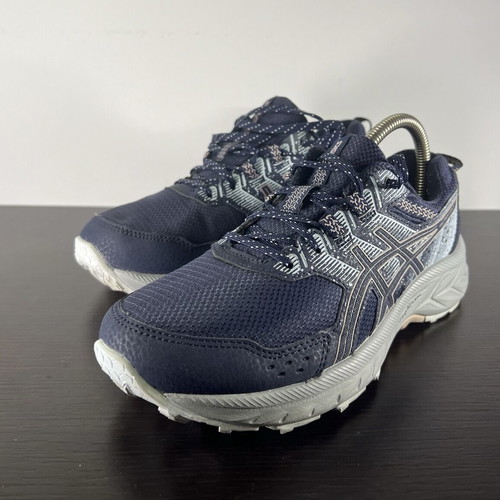Asics Trail Running Shoes Navy Blue Grey Women's EU 39