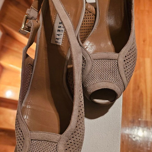 Fratelli Rossetti sandals used, beige, size 37.5, 9 cm heel