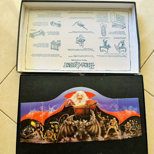 Hero Quest board game MB Games El Greco 1991