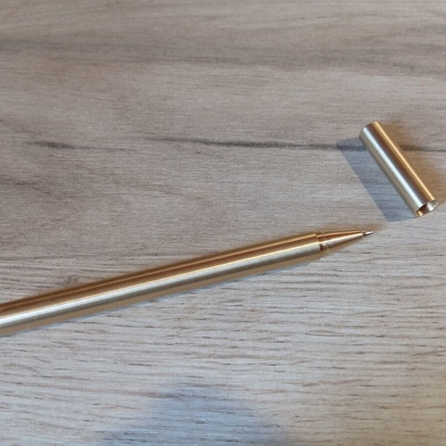 Vintage brass pen used, excellent finish