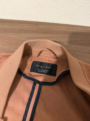 Zara Man Καφέ Σουέτ ζακέτα  Ανδρικό - Μέγεθος S