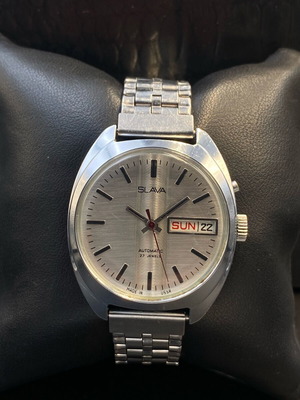 Vintage Slava men's automatic watch like new, 38mm, made in USSR