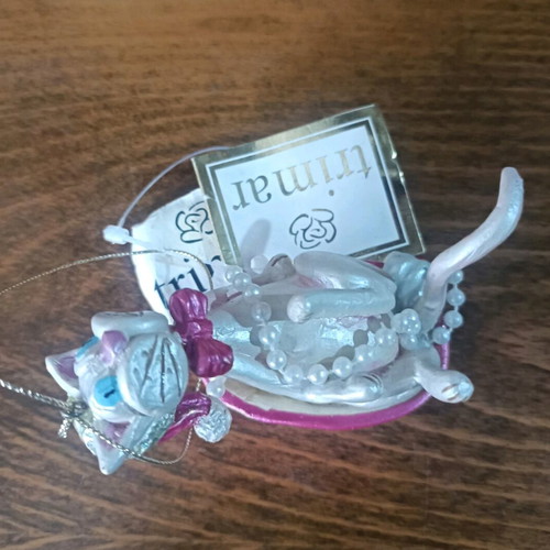 Vintage Trimar Christmas ornaments new, set of 2 pieces