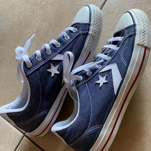 Converse All Star men's blue canvas shoes size 41.5 like new