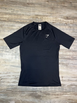 Gymshark Women's Training T-Shirt Black Size M used