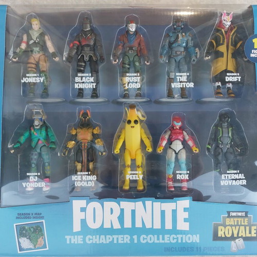 Fortnite Chapter 1 Collection action figures, set of 10