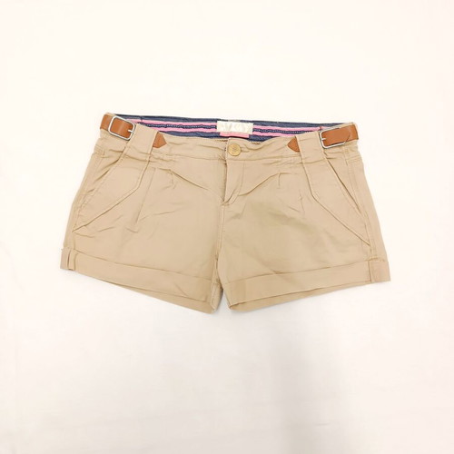 Bershka women's shorts size M like new, beige