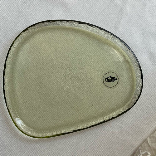 Habitat Vintage Handmade Glass Plate New