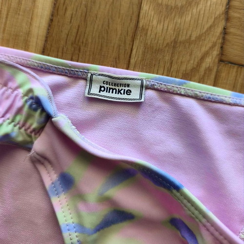 Pimkie Tie Dye Bikini Bottom size M new, pink and multicolor