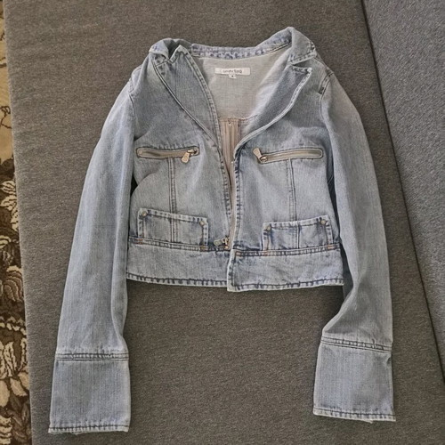 Celestino denim jacket used, blue, size S