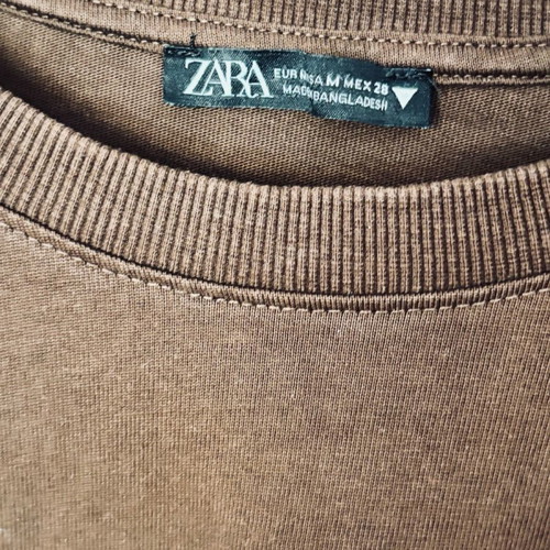 Zara women's sweatshirt brown oversized size M