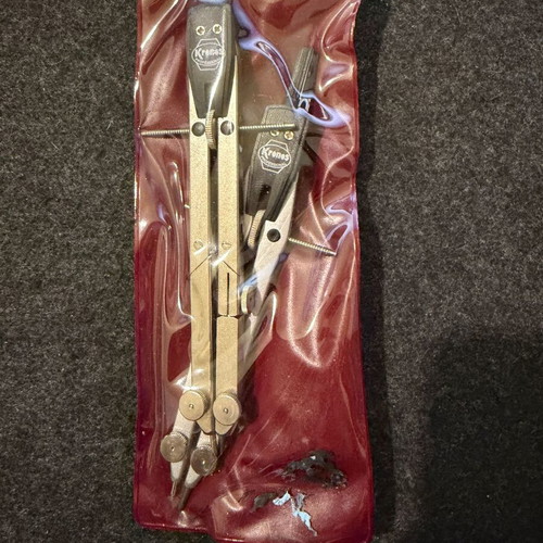 Kronos Professional metal compasses set of 2 new