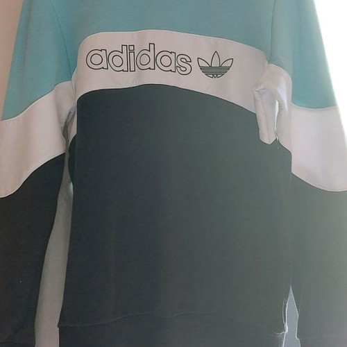 Adidas tracksuit set used, size 170 cm, black