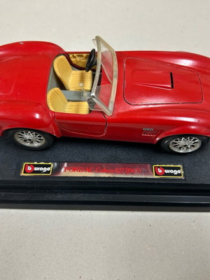 Burago Ford AC Cobra 427 1965 κλίμακα 1:24 μεταχειρισμένο με σπασμένο παρμπρίζ