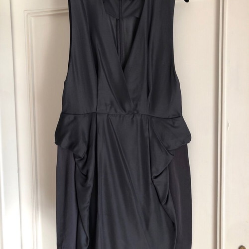 COS peplum dress grey like new size 40