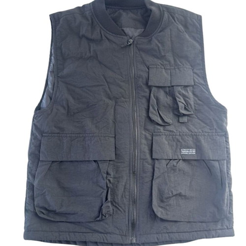 Zara Boys Utility Puffer Vest dark blue, like new, age 13-14