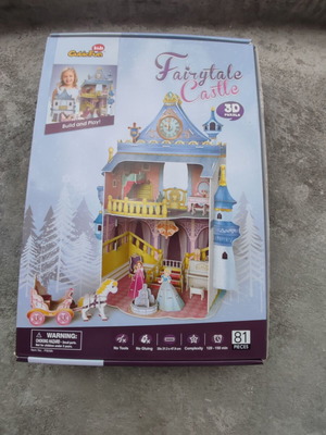 VubicFun Fairytale Castle 3D puzzle used, 81 pieces