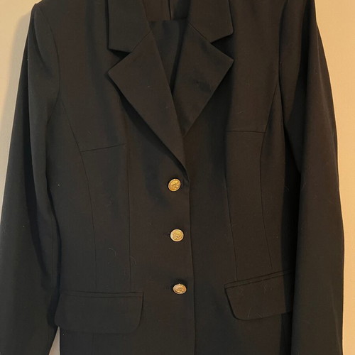 Girls' school suit LB Creation like new, blue jacket and trousers