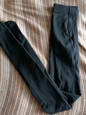 Winter tights new, black with lining