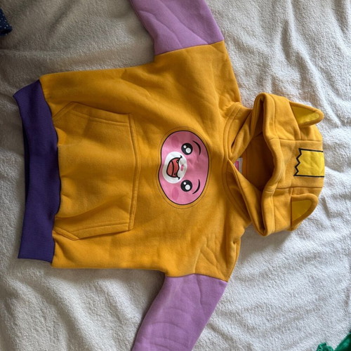 Lankybox kids sweatshirt like new with warm lining size 104 cm