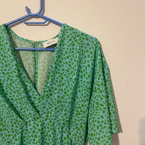 Bsb mini dress like new with inner shorts green turquoise