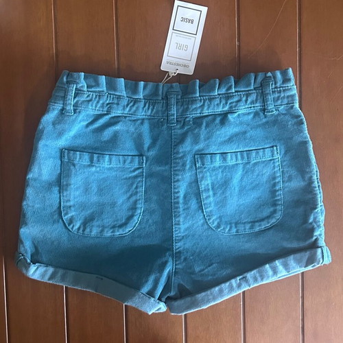 Orchestra turquoise corduroy girls shorts new for 12 years