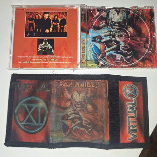 Iron Maiden Virtual XI CD and wallet used