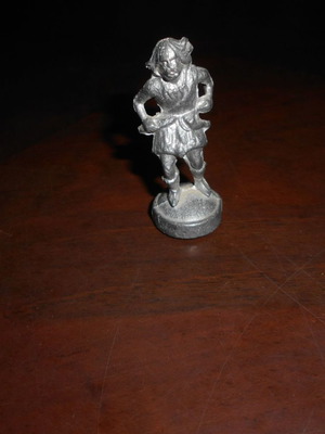 Lead soldier figure unpainted used